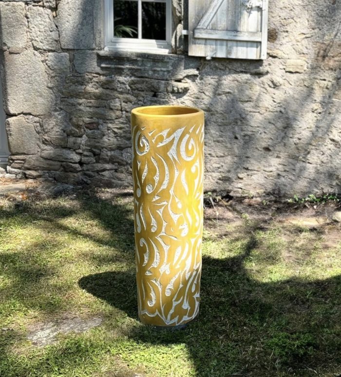 Vase CASABLANCA jaune