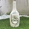 Vase bouteille VIZA vert